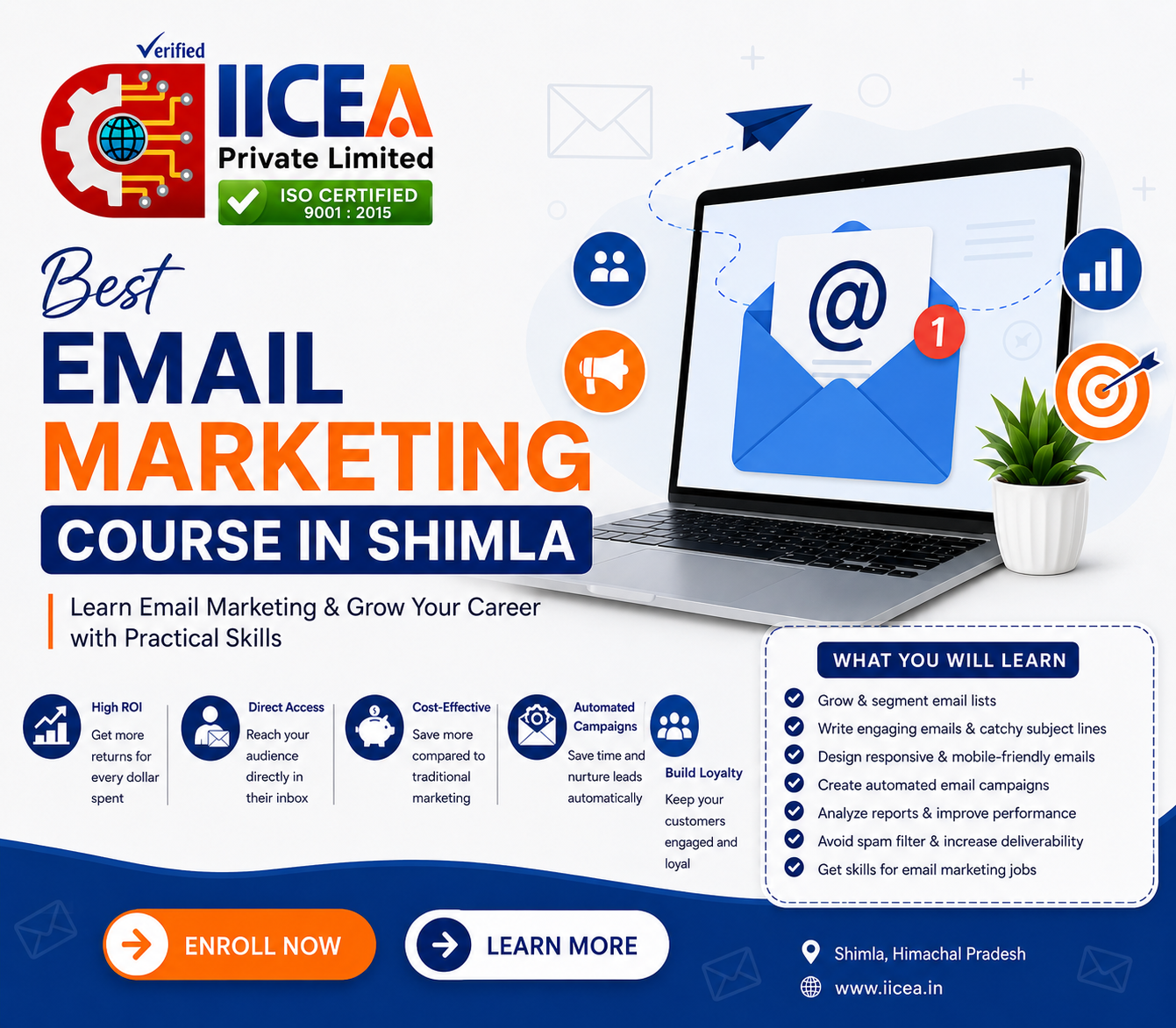 Best Email Marketing Course in Shimla at IICEA.