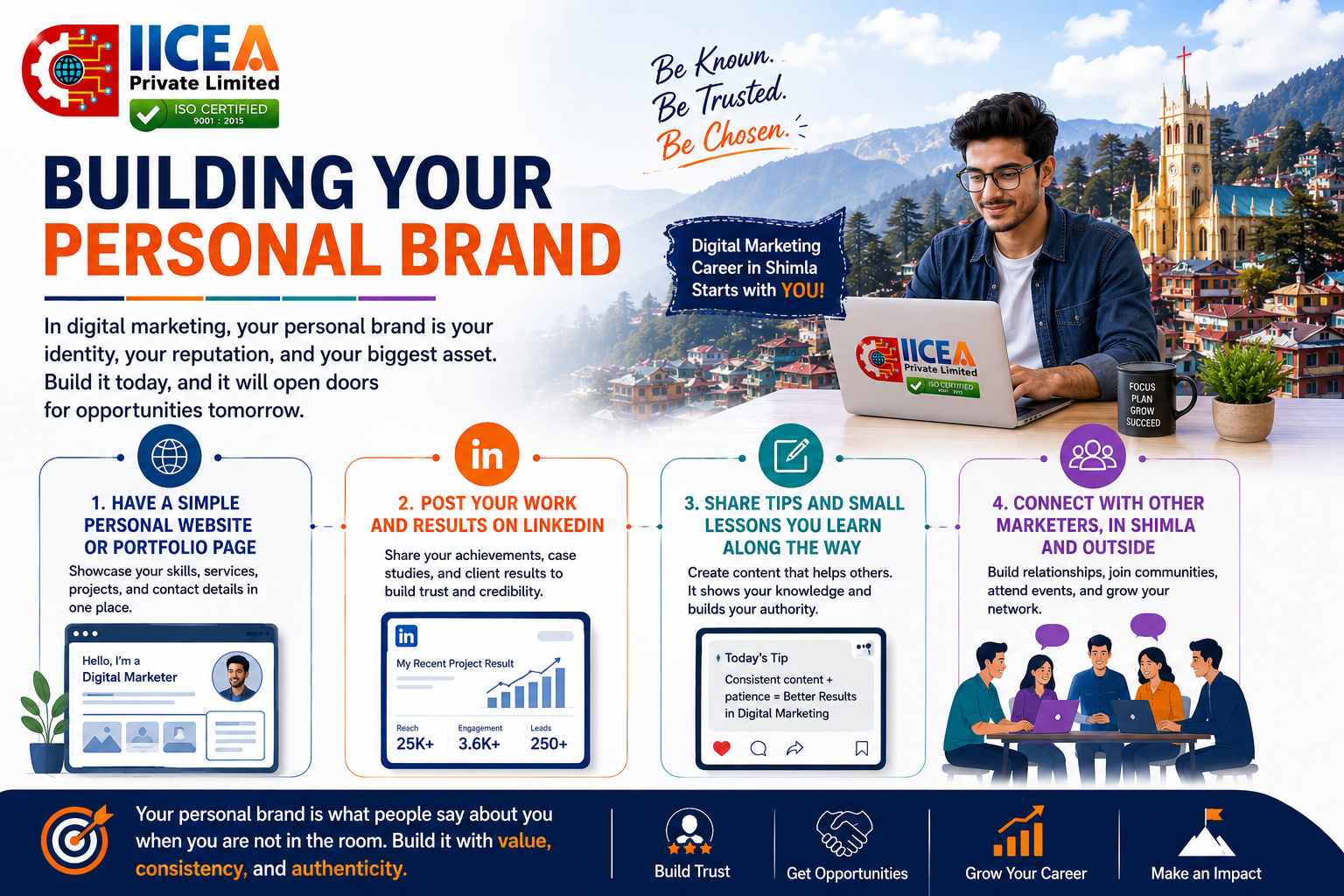 Personal branding for a digital marketing career 